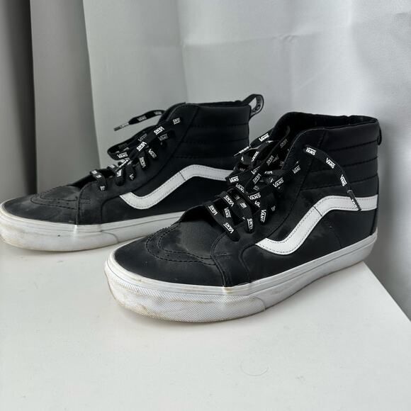 Vans (US 10 Men) Sk8-Hi Reissue OTW Webbing Black/White Skateboard Shoe main image 8